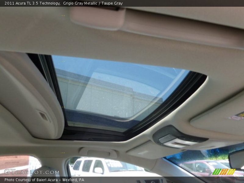 Grigio Gray Metallic / Taupe Gray 2011 Acura TL 3.5 Technology