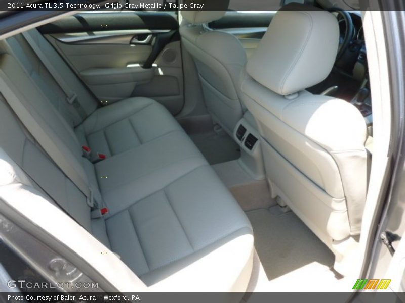 Grigio Gray Metallic / Taupe Gray 2011 Acura TL 3.5 Technology