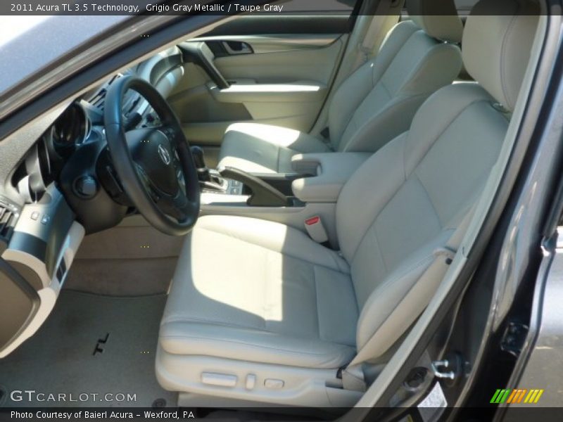 Grigio Gray Metallic / Taupe Gray 2011 Acura TL 3.5 Technology