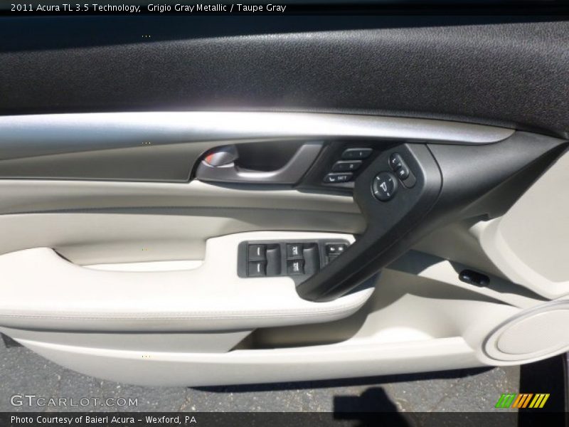 Grigio Gray Metallic / Taupe Gray 2011 Acura TL 3.5 Technology