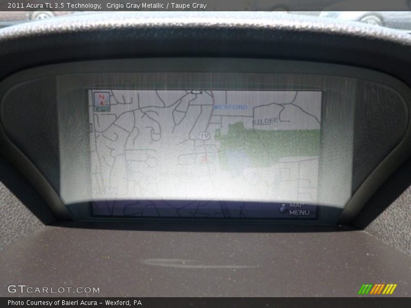 Grigio Gray Metallic / Taupe Gray 2011 Acura TL 3.5 Technology