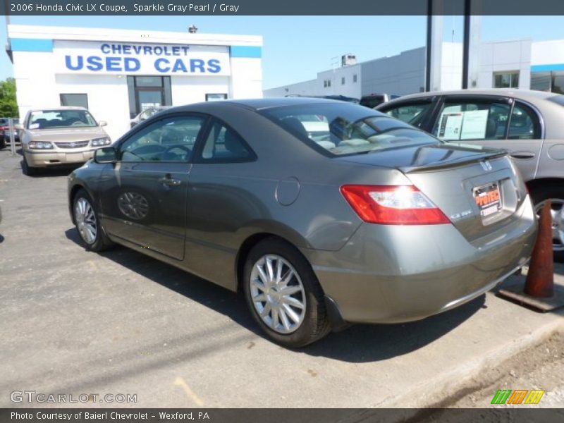 Sparkle Gray Pearl / Gray 2006 Honda Civic LX Coupe