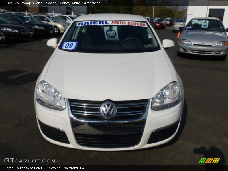 Candy White / Anthracite 2009 Volkswagen Jetta S Sedan