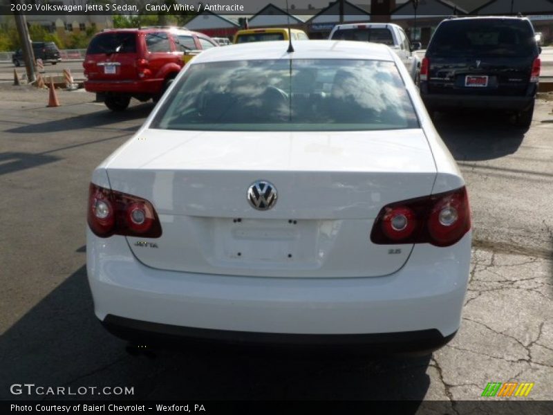 Candy White / Anthracite 2009 Volkswagen Jetta S Sedan