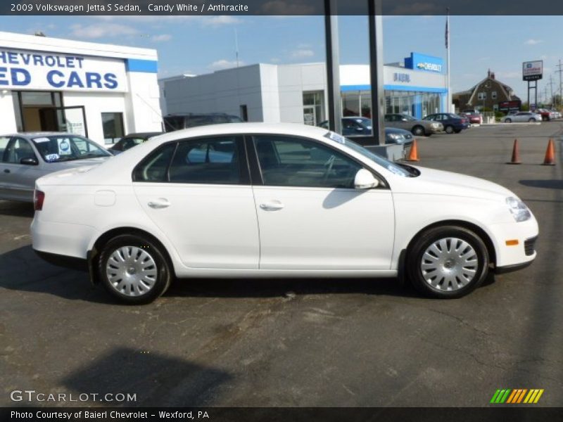 Candy White / Anthracite 2009 Volkswagen Jetta S Sedan