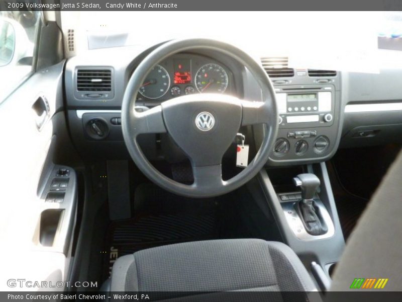 Candy White / Anthracite 2009 Volkswagen Jetta S Sedan