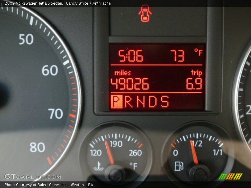 Candy White / Anthracite 2009 Volkswagen Jetta S Sedan