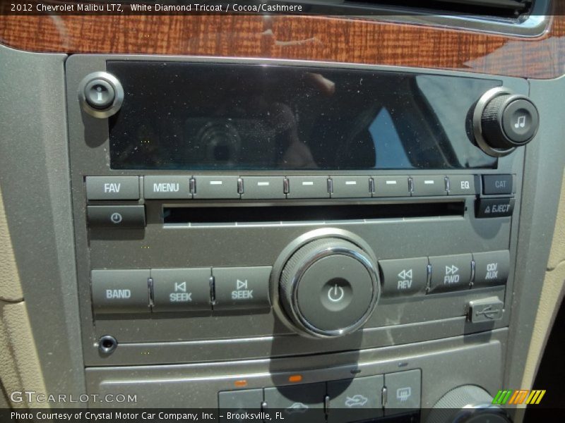 White Diamond Tricoat / Cocoa/Cashmere 2012 Chevrolet Malibu LTZ