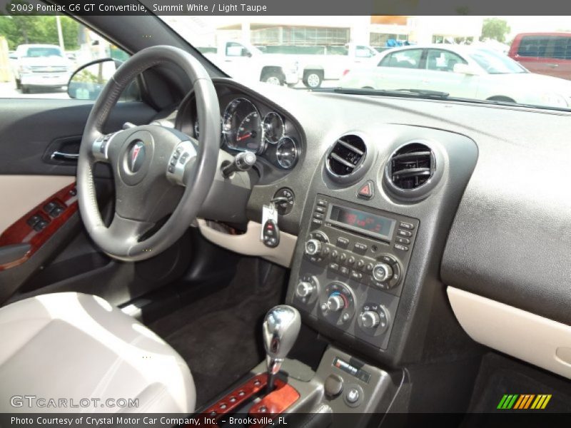 Summit White / Light Taupe 2009 Pontiac G6 GT Convertible