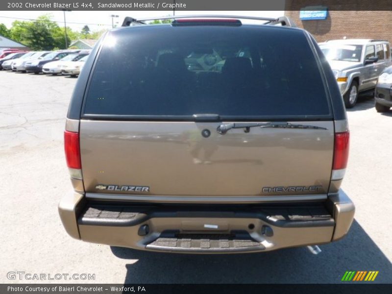 Sandalwood Metallic / Graphite 2002 Chevrolet Blazer LS 4x4