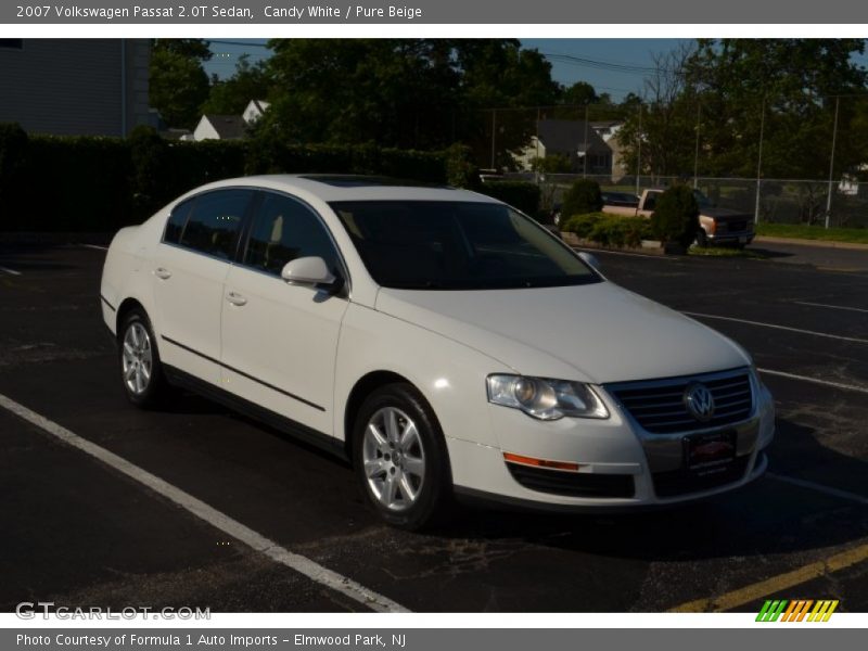 Candy White / Pure Beige 2007 Volkswagen Passat 2.0T Sedan
