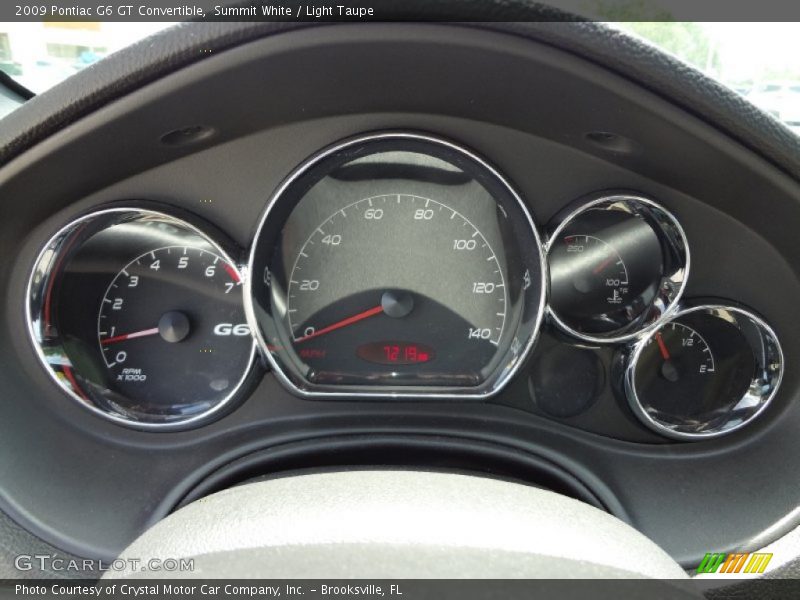 Summit White / Light Taupe 2009 Pontiac G6 GT Convertible