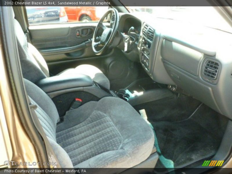 Sandalwood Metallic / Graphite 2002 Chevrolet Blazer LS 4x4