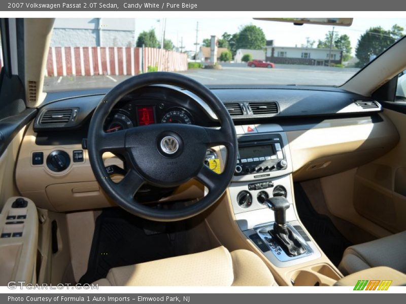 Candy White / Pure Beige 2007 Volkswagen Passat 2.0T Sedan