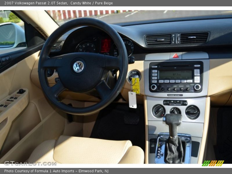 Candy White / Pure Beige 2007 Volkswagen Passat 2.0T Sedan