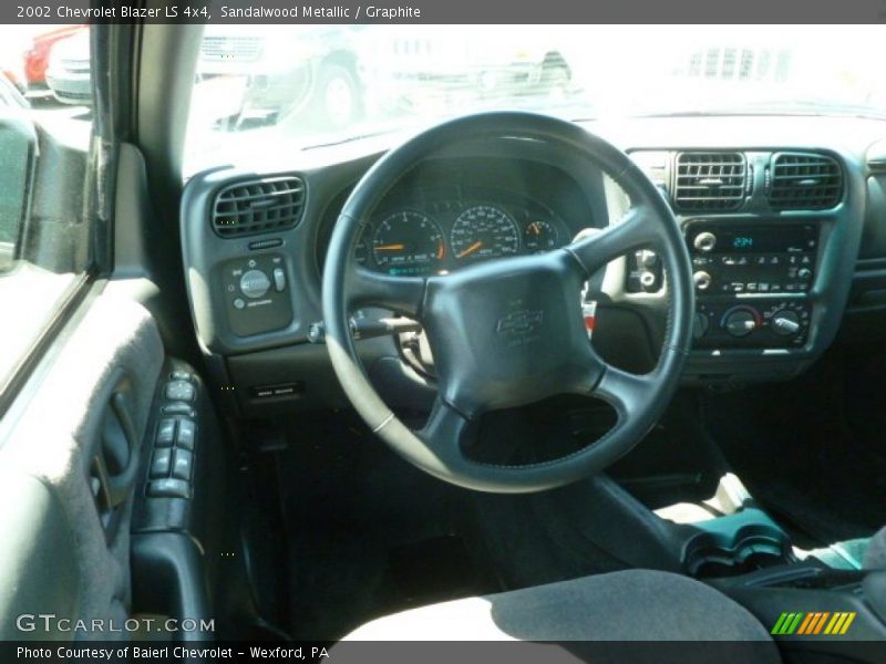 Sandalwood Metallic / Graphite 2002 Chevrolet Blazer LS 4x4