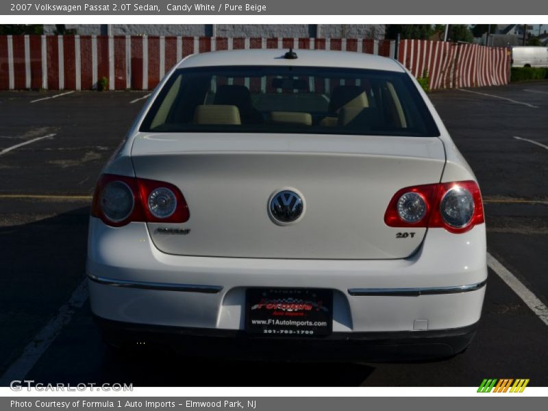 Candy White / Pure Beige 2007 Volkswagen Passat 2.0T Sedan