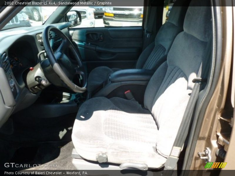 Sandalwood Metallic / Graphite 2002 Chevrolet Blazer LS 4x4