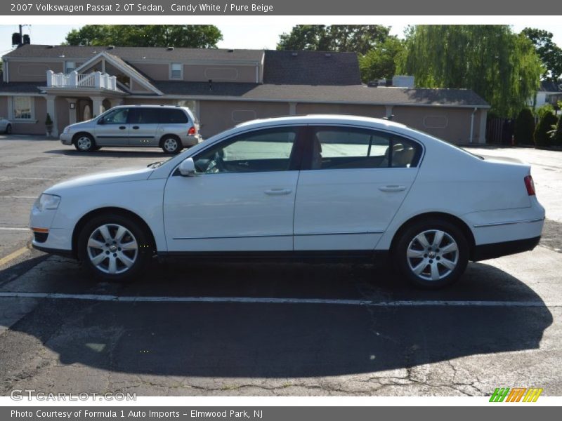 Candy White / Pure Beige 2007 Volkswagen Passat 2.0T Sedan