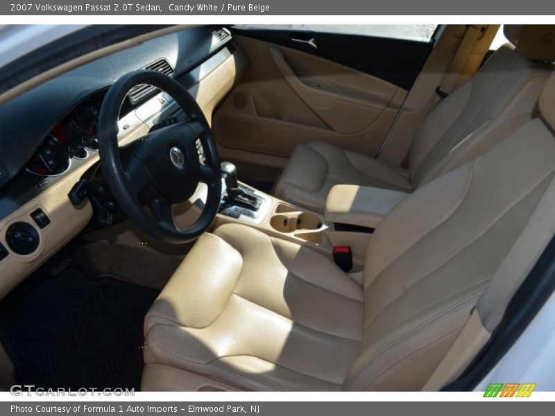 Candy White / Pure Beige 2007 Volkswagen Passat 2.0T Sedan