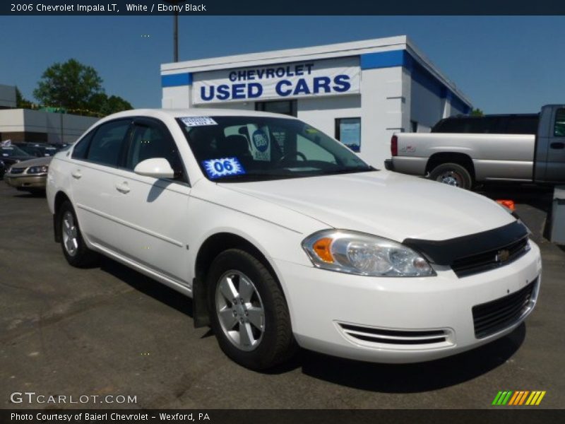 White / Ebony Black 2006 Chevrolet Impala LT