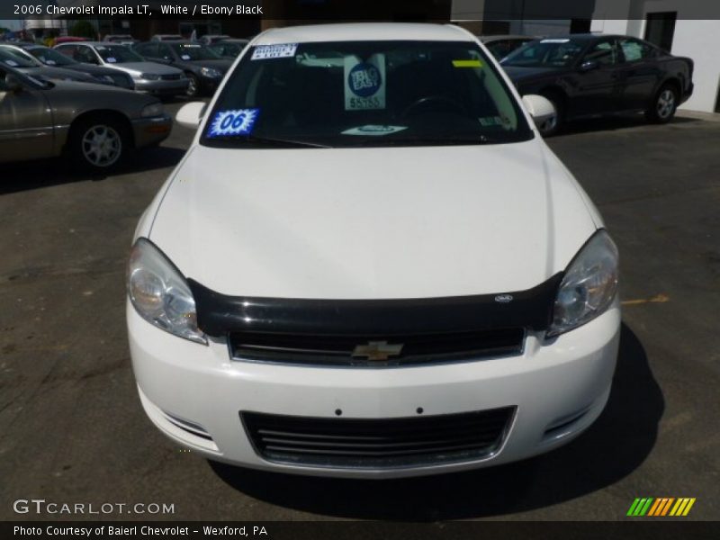 White / Ebony Black 2006 Chevrolet Impala LT