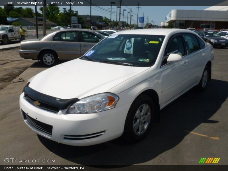 White / Ebony Black 2006 Chevrolet Impala LT
