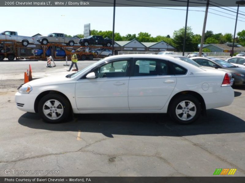 White / Ebony Black 2006 Chevrolet Impala LT
