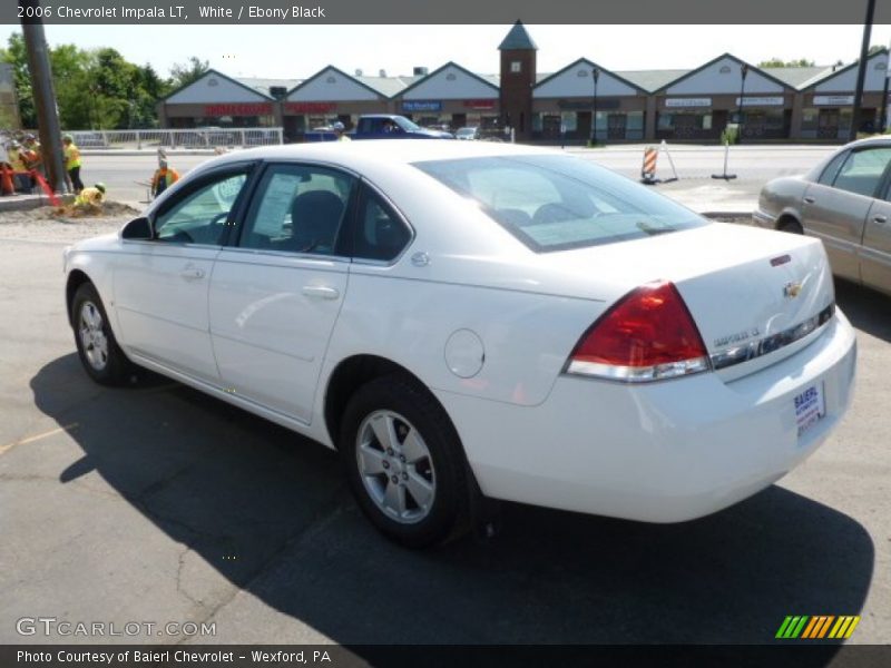 White / Ebony Black 2006 Chevrolet Impala LT