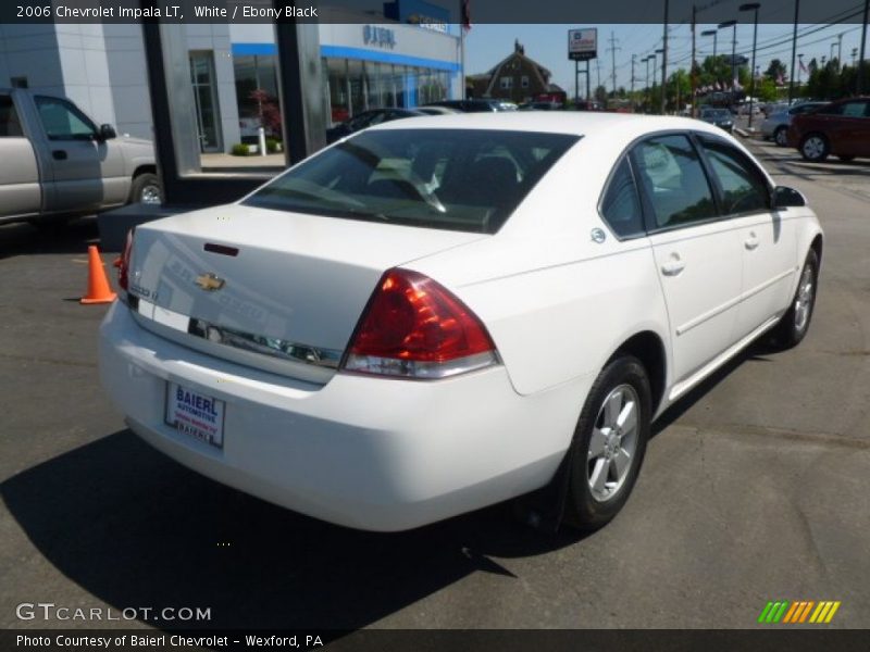 White / Ebony Black 2006 Chevrolet Impala LT