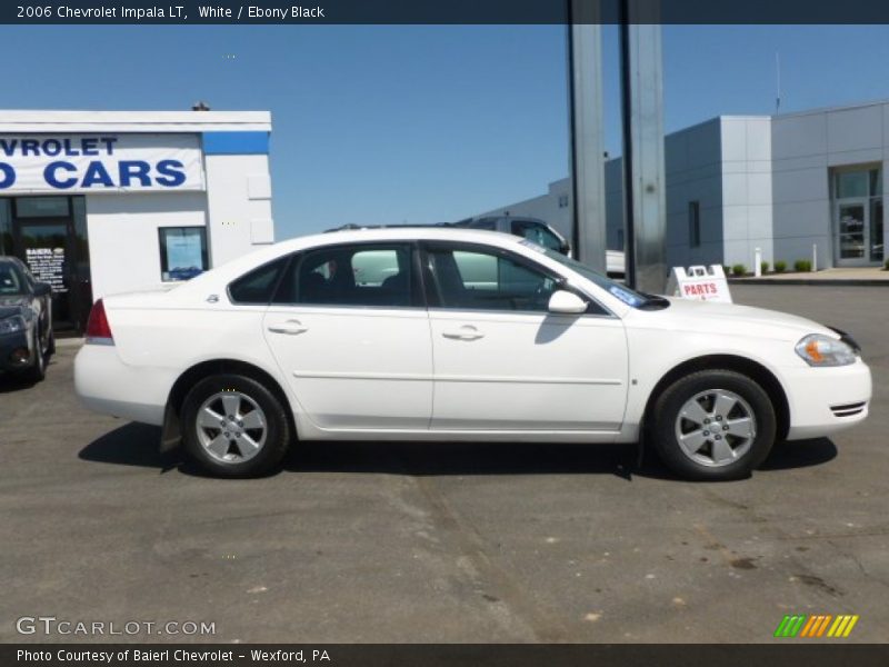 White / Ebony Black 2006 Chevrolet Impala LT
