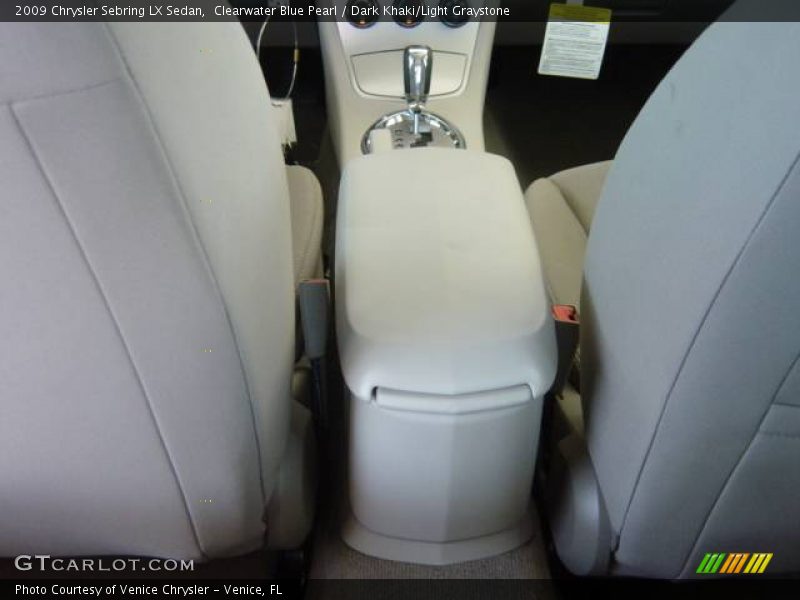 Clearwater Blue Pearl / Dark Khaki/Light Graystone 2009 Chrysler Sebring LX Sedan