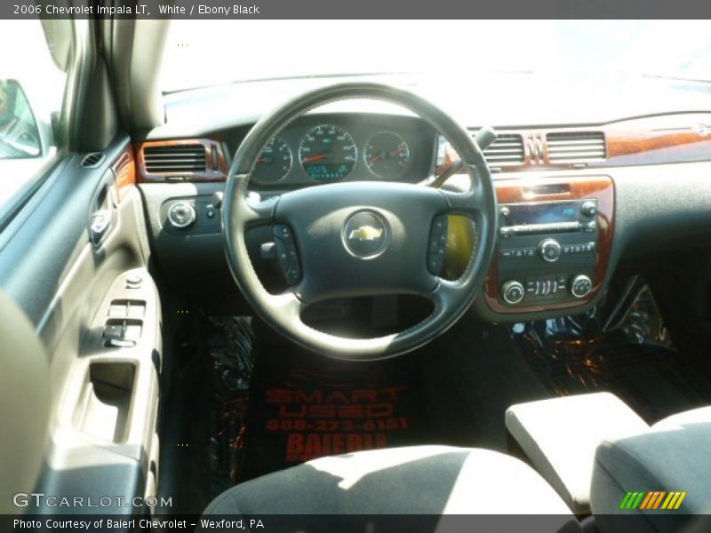 White / Ebony Black 2006 Chevrolet Impala LT