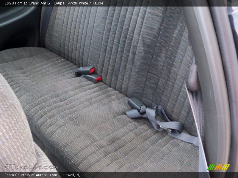 Arctic White / Taupe 1998 Pontiac Grand Am GT Coupe