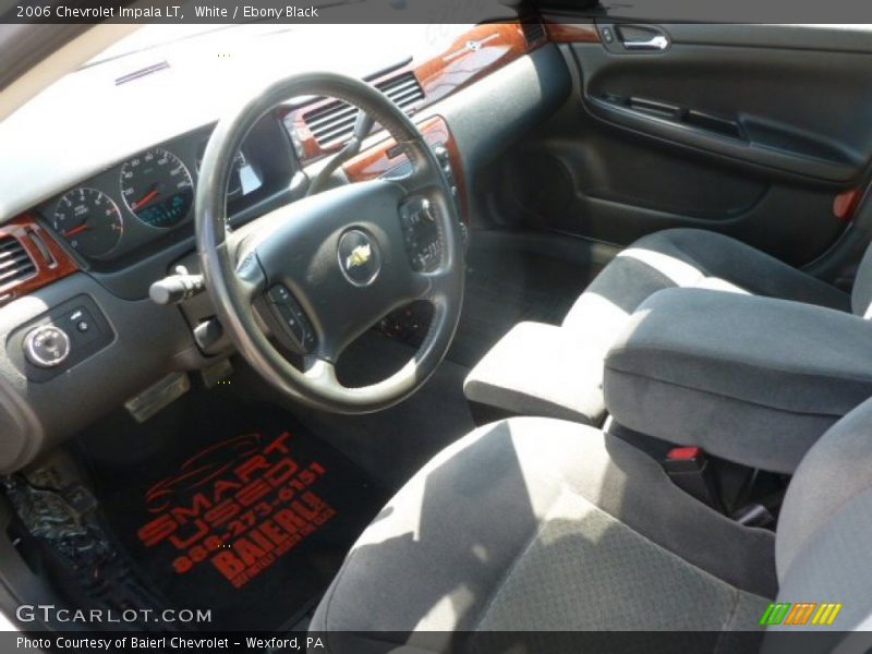 White / Ebony Black 2006 Chevrolet Impala LT