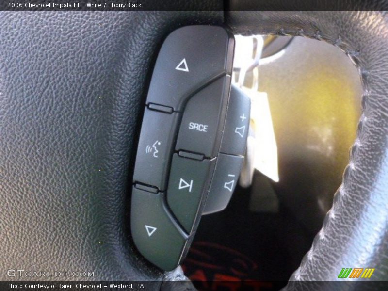White / Ebony Black 2006 Chevrolet Impala LT