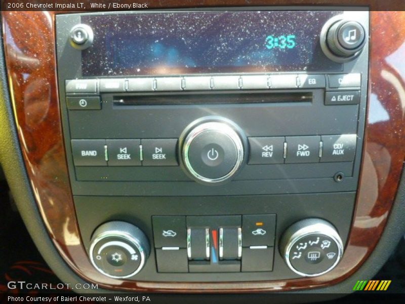 White / Ebony Black 2006 Chevrolet Impala LT