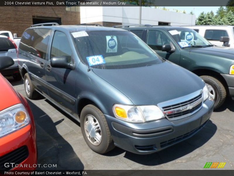 Dark Tropic Teal Metallic / Medium Gray 2004 Chevrolet Venture Plus