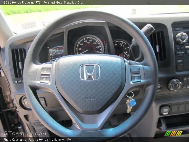 Polished Metal Metallic / Gray 2011 Honda Ridgeline RTS