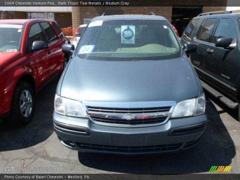 Dark Tropic Teal Metallic / Medium Gray 2004 Chevrolet Venture Plus