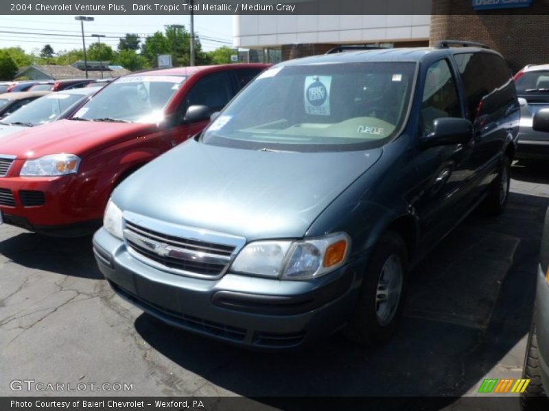 Dark Tropic Teal Metallic / Medium Gray 2004 Chevrolet Venture Plus