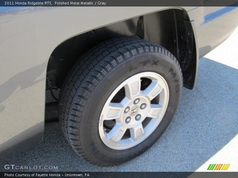 Polished Metal Metallic / Gray 2011 Honda Ridgeline RTS