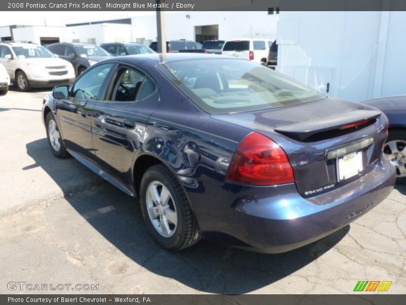 Midnight Blue Metallic / Ebony 2008 Pontiac Grand Prix Sedan