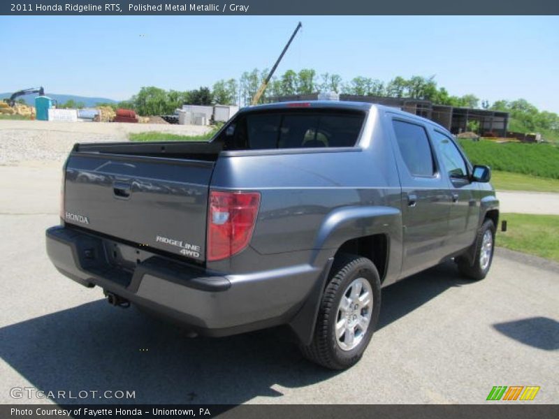 Polished Metal Metallic / Gray 2011 Honda Ridgeline RTS