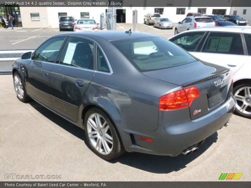 Dolphin Grey Metallic / Ebony 2007 Audi S4 4.2 quattro Sedan