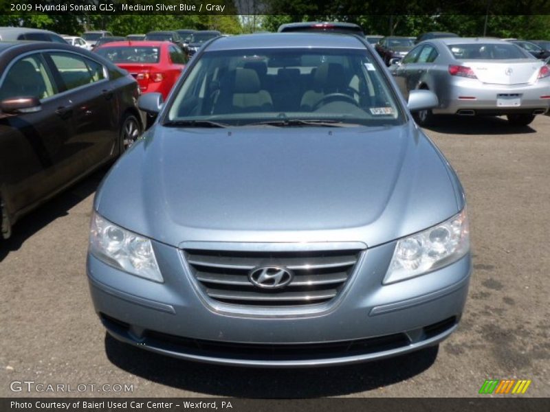 Medium Silver Blue / Gray 2009 Hyundai Sonata GLS
