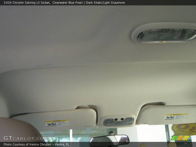 Clearwater Blue Pearl / Dark Khaki/Light Graystone 2009 Chrysler Sebring LX Sedan