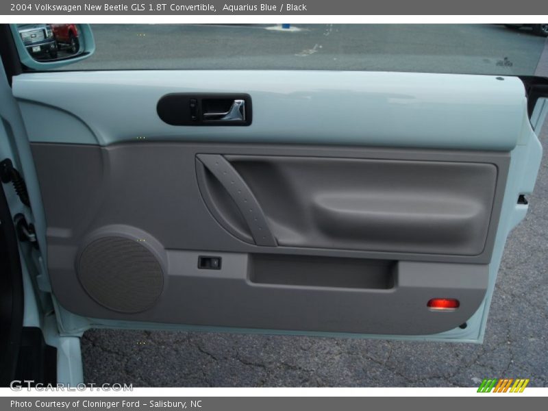 Aquarius Blue / Black 2004 Volkswagen New Beetle GLS 1.8T Convertible