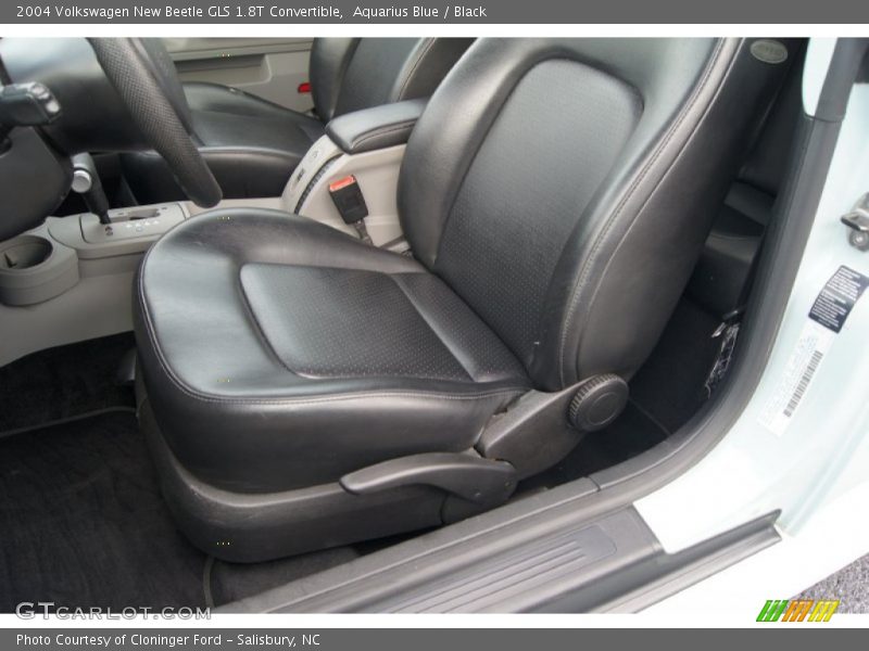 Aquarius Blue / Black 2004 Volkswagen New Beetle GLS 1.8T Convertible
