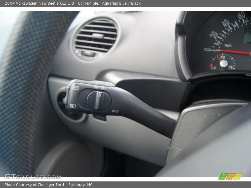 Aquarius Blue / Black 2004 Volkswagen New Beetle GLS 1.8T Convertible